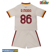 AS Roma Rodrigo Mora #86 Auswärts Trikotsatz Kinder 2026-27 Kurzarm (+ Kurze Hosen)